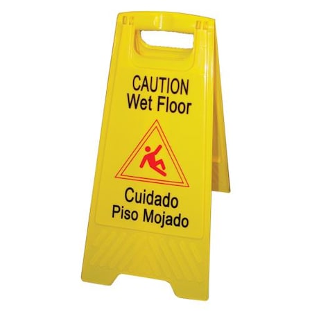 WINCO Wet Floor Caution Sign WCS-25